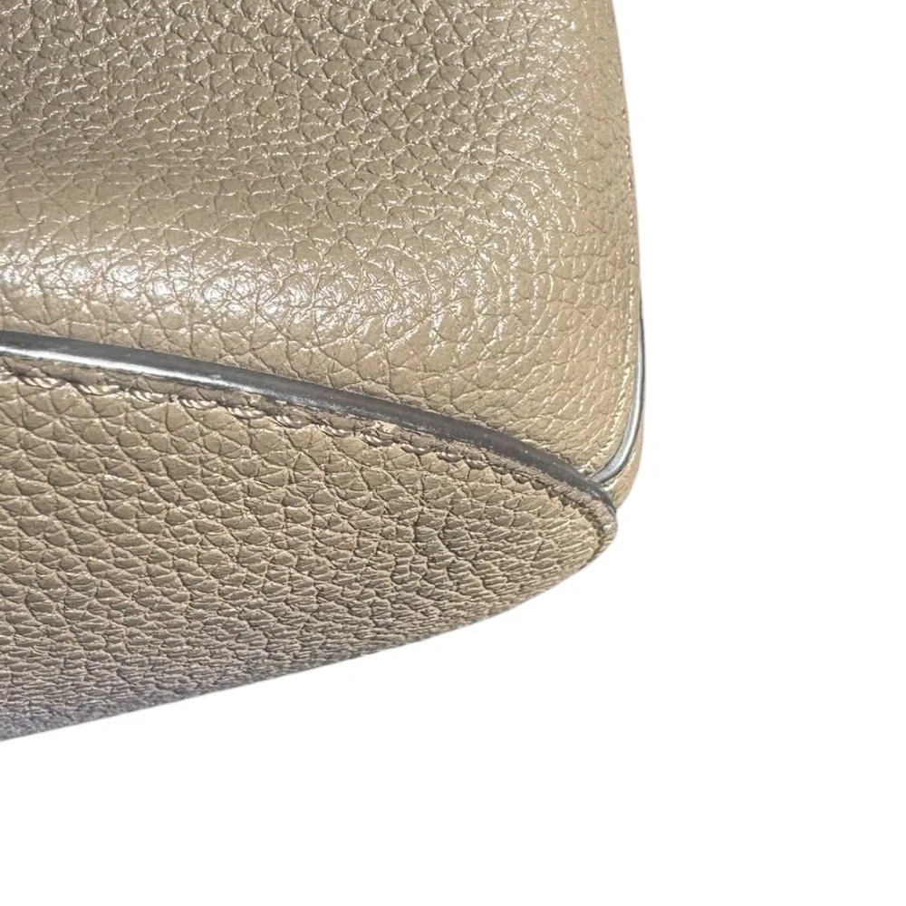 Mulberry Gray Pebbled Grain Leather Small Abbey Bucket Shoulder Bag - Picture 9 of 16